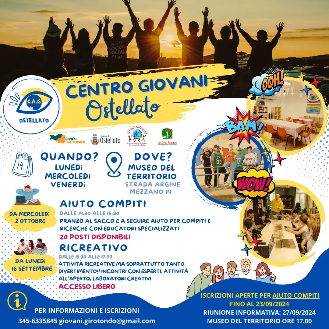 Centro Giovani Ostellato - Si riparte!